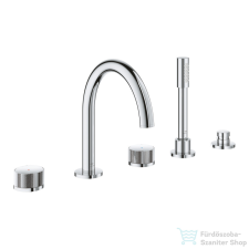 Grohe ATRIO PRIVATE 5 üléses kádtöltő csaptelep zuhanyszettel,alaptest nélkül,Króm 25226000 csaptelep