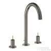 Grohe ATRIO PRIVATE L 3 üléses mosdó csaptelep fogantyú nélkül,automata leeresztővel,Brushed Hard Graphite 20593AL0 (20593AL0)
