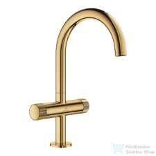 Grohe ATRIO PRIVATE L magasított mosdó csaptelep click-clack leeresztővel,Cool Sunrise 21138GL0 csaptelep