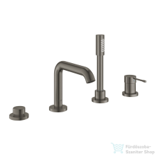 Grohe ESSENCE 4 üléses kádtöltő csaptelep zuhanyszettel,alaptest nélkül,Brushed Hard Graphite 25251AL1 csaptelep