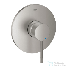 Grohe ESSENCE falsík alatti kád/zuhany csaptelep,Supersteel 24057DC1 csaptelep