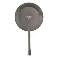 Grohe Essence Hard Graphite süllyesztett zuhanyfúvóka, dörzsölt antracit színben, beépített testtel csaptelep