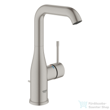 Grohe Essence magasított mosdó csaptelep automata leeresztővel,Supersteel 32628DC1 csaptelep