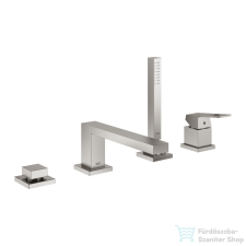Grohe Eurocube 4 üléses kádtöltő csaptelep alaptest nélkül,Supersteel 19897DC1 csaptelep