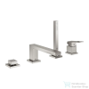 Grohe Eurocube 4 üléses kádtöltő csaptelep alaptest nélkül,Supersteel 19897DC1 (19897DC1)