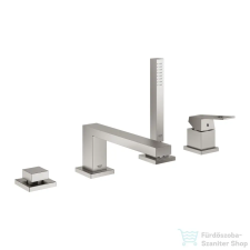 Grohe Eurocube 4 üléses kádtöltő csaptelep alaptest nélkül,Supersteel 19897DC1 (19897DC1) csaptelep
