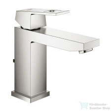 Grohe EUROCUBE M mosdó csaptelep automata leeresztővel,Supersteel 23445DC0 (23445DC0) csaptelep