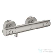 Grohe Grohtherm 1000 termosztátos zuhany csaptelep zuhanyszett nélkül,Supersteel 34065DC2 csaptelep
