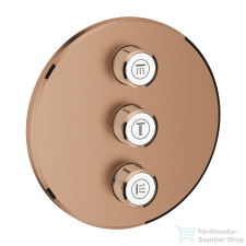 Grohe GROHTHERM Smartcontrol falsík alatti 3 funkciós vízmennyiség szabályzó,Brushed Warm Sunset 29122DL0 csaptelep