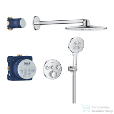 Grohe GROHTHERM SMARTCONTROL falsík alatti termosztátos zuhanyrendszer,Smartactive 310 fejzuhannyal,Króm 34863000 csaptelep