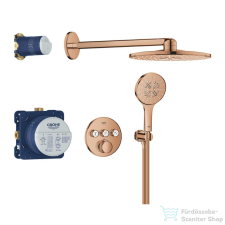 Grohe GROHTHERM SMARTCONTROL falsík alatti termosztátos zuhanyrendszer,Smartactive 310 fejzuhannyal,Warm Sunset 34863DA0 csaptelep