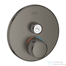 Grohe Grohtherm SmartControl termosztátos falsík alatti csaptelep 1 fogysztóhoz,Brushed Hard Graphite 29118AL0 csaptelep
