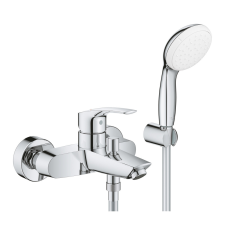 Grohe Kád csaptelep zuhanyszettel, EuroSmart króm, Grohe csaptelep