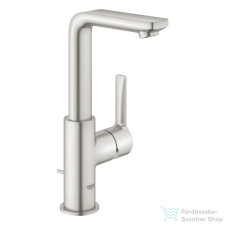 Grohe LINEARE L magasított mosdó csaptelep automata leeresztővel,Supersteel 23296DC1 (23296DC1) csaptelep
