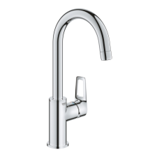 Grohe Mosdó csaptelep push-open L, BauLoop króm, Grohe csaptelep