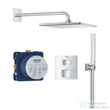 Grohe PRECISION THERMOSTAT Cube falsík alatti termosztátos zuhanyrendszer alaptesttel,króm 34879000 csaptelep
