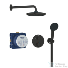 Grohe PRECISION THERMOSTAT falsík alatti termosztátos zuhanyrendszer alaptesttel,matt fekete 348832430 csaptelep