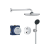 Grohe Precision Thermostat króm Rejtett zuhanyrendszer Vitalio Start 250