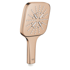 Grohe Rainshower SmartActive 130 Szögletes Zuhanyfej 3 féle vízsugárral Brushed Warm Sunset csaptelep