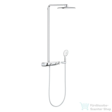 Grohe Rainshower SmartControl 360 Mono termosztátos zuhanyrendszer króm/holdfehér 26361LS0 (26361LS0) csaptelep
