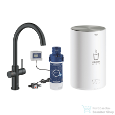 Grohe RED Duo mosogató csaptelep M-es méretű bojlerrel,Bársony fekete 30083KS1 csaptelep