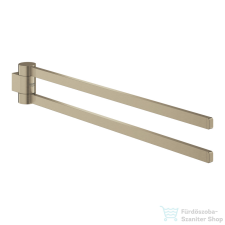 Grohe SELECTION 44 cm-es dupla törölközőtartó, Brushed Nickel 41063EN0 fürdőszoba kiegészítő