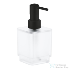 Grohe SELECTION CUBE szappanadagoló tartókonzol nélkül,Phantom Black 102278KF00 fürdőszoba kiegészítő