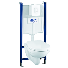 Grohe SOLIDO WC TARTÁLY SZETT (FEHÉR NYOMÓLAP+FALI WC- WC ÜLŐKE) szaniter