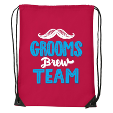 Grooms brew team - Sport táska piros tornazsák