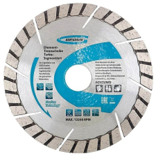 GROSS 115×22,2 mm Turbo-Szegmentált gyémánt vágótárcsa Professional barkácsgép tartozék