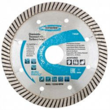 GROSS Professional turbo-szegmentált gyémánt vágótárcsa lézer perforálással 125×22,2 mm barkácsgép tartozék
