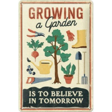 Growing A Garden Fémtábla dekoráció