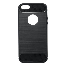 GSMLIVE Carbon Fiber iPhone 5 5S SE fekete szilikon tok (Forcell) tok és táska