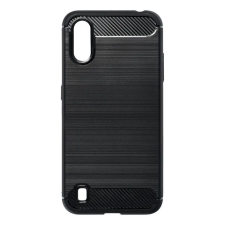 GSMLIVE Carbon Fiber Samsung A015 Galaxy A01 fekete szilikon tok tok és táska