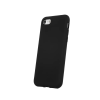 GSMLIVE iPhone 14 (6.1") hátlap tok, szilikon, tok, velúr belső, fekete, matt, Silicone Case