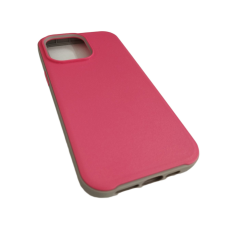 GSMLIVE iPhone 14 Pro Max (6.7&quot;) hátlap tok, műanyag / TPU tok, rózsaszín-szürke tok és táska