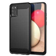 GSMLIVE Oppo A15 / A15s szilikon tok, fekete, Carbon fiber tok és táska