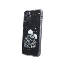 GSMLIVE Realme 7i szilikon tok, hátlap tok, TPU tok, fekete, Romantic Skeletons 1 tok és táska