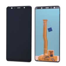 GSMLIVE Samsung A750FN Galaxy A7 2018 fekete gyári LCD+érintőpanel mobiltelefon, tablet alkatrész