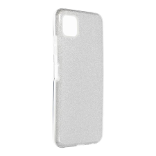 GSMLIVE Samsung Galaxy A22 4G szilikon tok, csillámos, hátlap tok, SM-A225, ezüst tok és táska