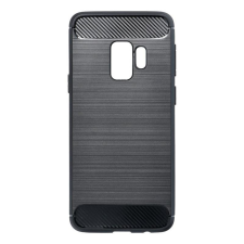 GSMLIVE Samsung Galaxy S9 szilikon tok, fekete, SM-G960, Carbon fiber tok és táska