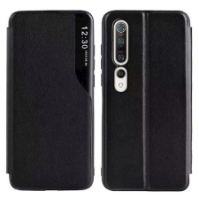 GSMLIVE Smart view TPU Xiaomi Redmi Note 10 / Note 10S fekete okos könyvtok tok és táska
