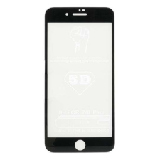 GSMOK IPHONE 7/8 / SE 2020-ban - edzett üveg üvegfólia 0,3 mm 5D Fekete mobiltelefon kellék