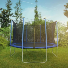 GTR PRO Blue Sky Trambulin kék, védőhálóval, 183 cm trambulin szett
