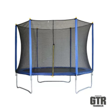 GTR PRO Blue Sky Trambulin kék, védőhálóval, 244 cm trambulin szett