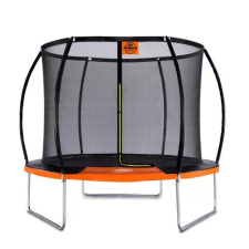 GTR PRO Sunshine trambulin narancssárga, védőhálóval, 244 cm trambulin szett