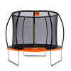  GTR PRO Sunshine Trambulin narancssárga, védőhálóval, 244 cm