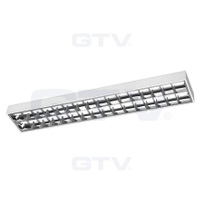 GTV Led fénycsőre szerelt tükrös-rácsos lámpatest 2x150cm falon kívüli világítás