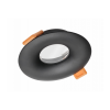 GTV OP-ALSOK-00 Mennyezeti spot lámpatest ALESSIO, IP54, kerek, fekete