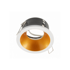 GTV OP-ELVAOBM-13 Mennyezeti spot lámpatest ELVA, IP54, kerek, Ø85x45mm, fehér / réz világítás